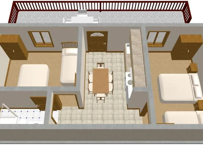 With Parking Space Kraj, Pasman - 335 شقة تكون